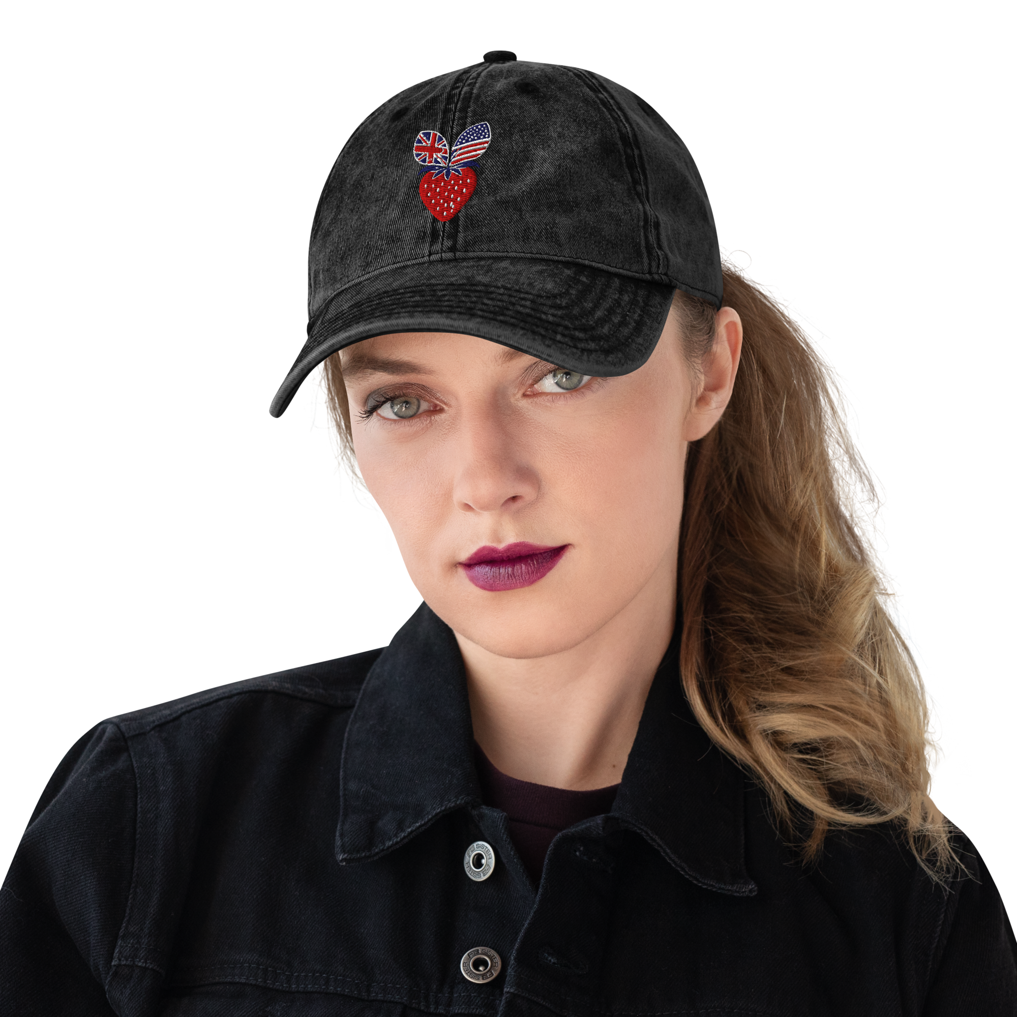Strawbale Vintage Cotton Twill Cap, worn